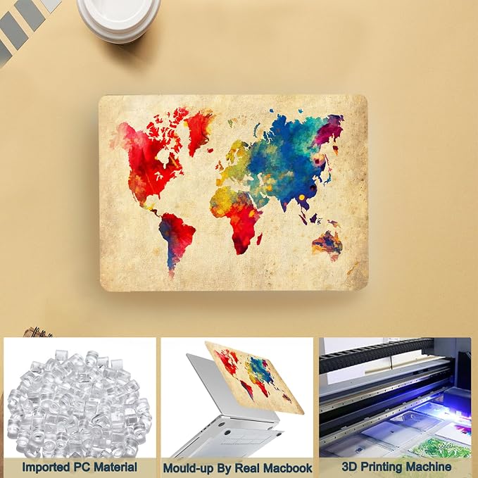 Hard Cover for MacBook Air 13 inch Case 2010-2017 Release, Pattern Design - Image 3