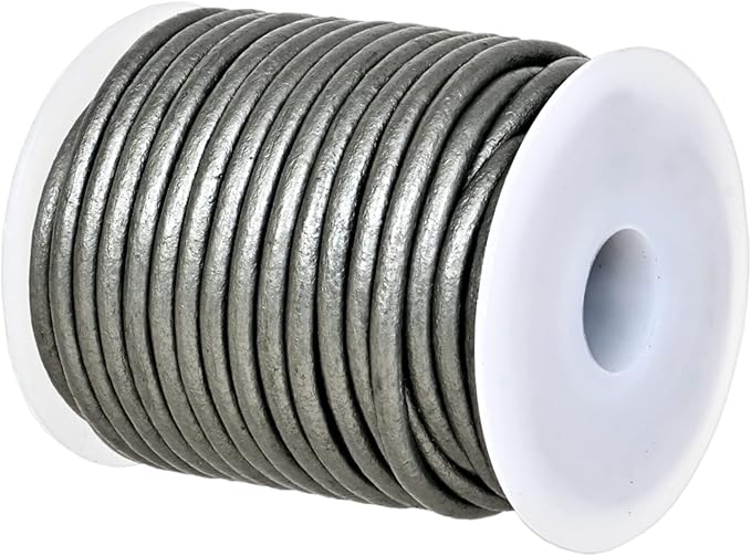 GENIQUE Real/Genuine Round Leather String Cord by GENIQUE