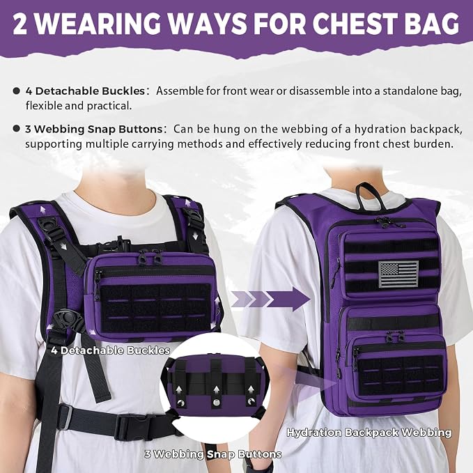 Koculemi Tactical Hydration Backpack - Image 4