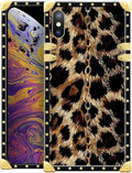 Compatible with iPhone XR Case, Seamless Gold Chain Leopard Luxury Golden by Unknown