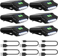 Mudder LED Clip on Cap Lights USB Rechargeable Cap Flashlight Clip Waterproof by Mudder