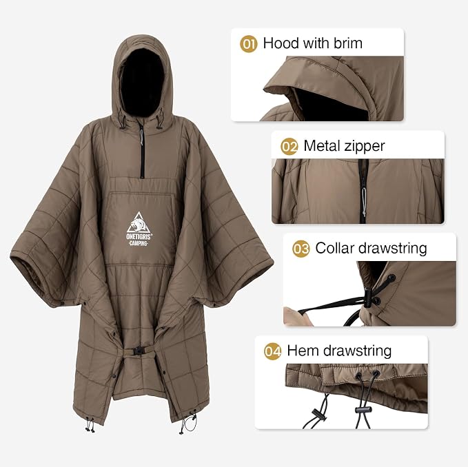 ONETIGRIS Camping Blanket Poncho - Image 4
