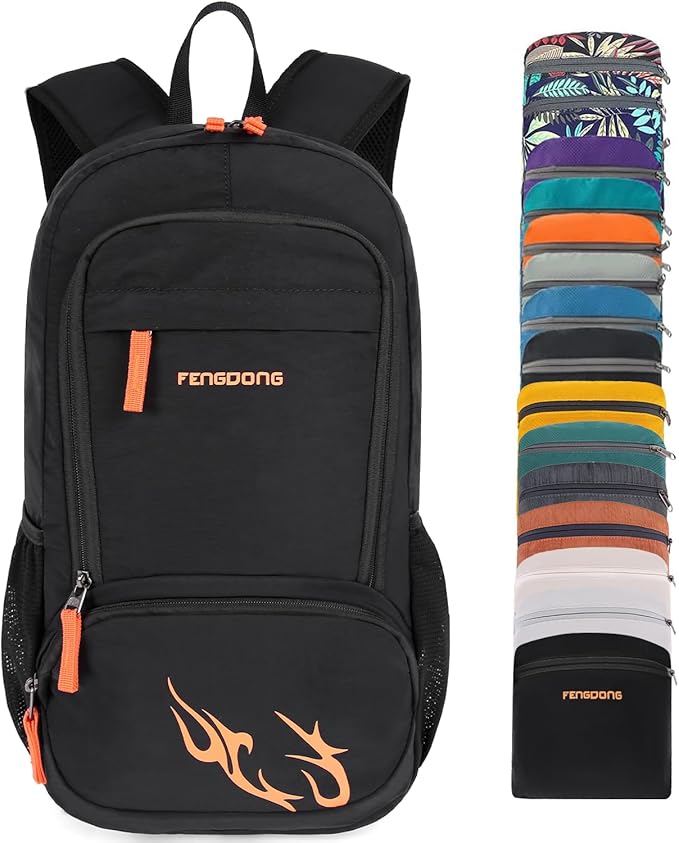 FENGDONG 35L Lightweight Foldable Waterproof Packable Travel Small Hiking by FENGDONG