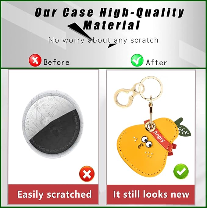 Leather Keychain Holder Case Compatible - Image 3
