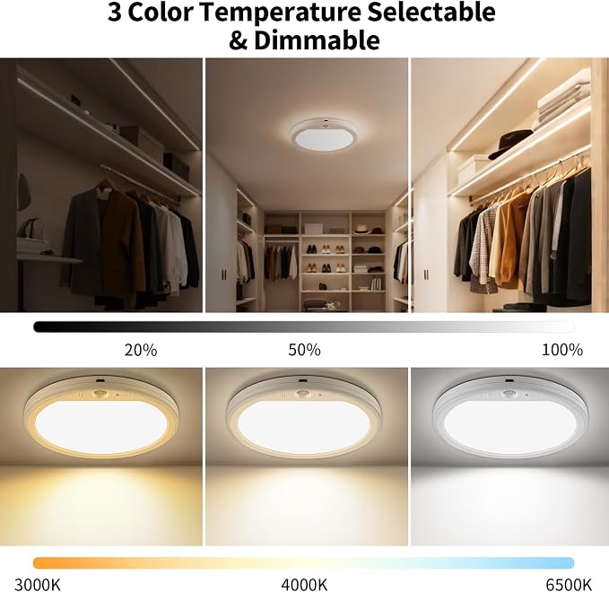 USB C Rechargeable Motion Sensor Ceiling Light 750LM - Image 10