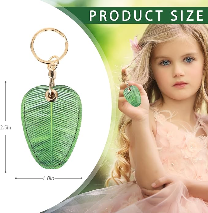 Leather Keychain Case Holder Compatible - Image 2