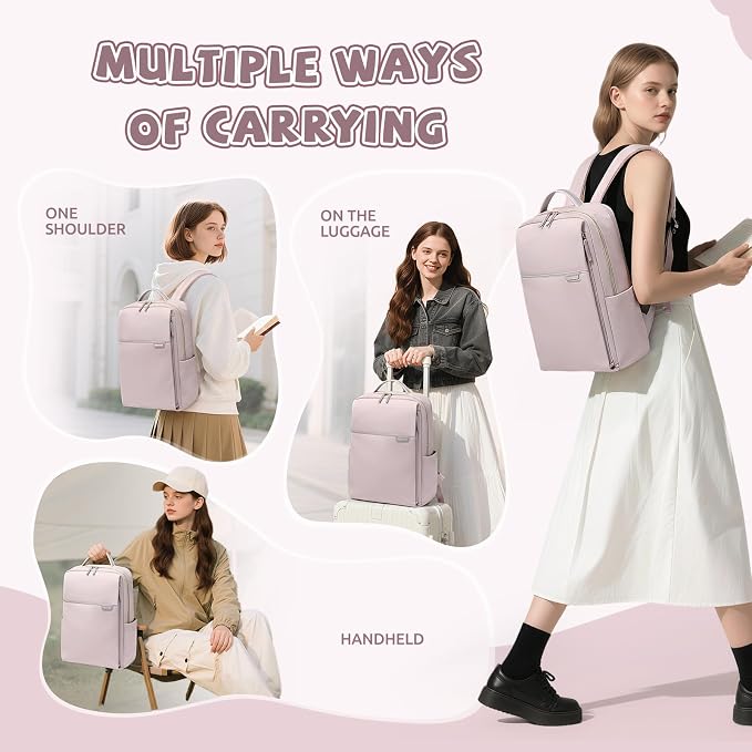 Laptop Backpack for Women, Work Business Traval Computer Backpacks - Image 4