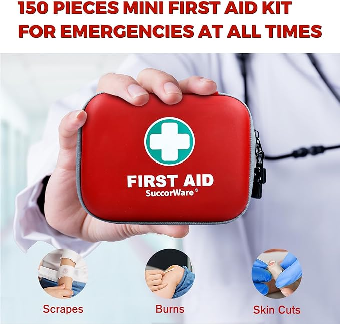 SuccorWare 150 Pieces Mini First Aid Kit - Image 5