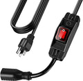 Extension Cord with Switch On/Off Waterproof Switch 35Ft No Plugging and by EasyToOperateLow-CostSolution