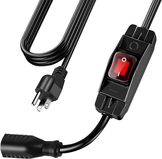 Extension Cord with Switch On/Off Waterproof Switch 35Ft No Plugging and by EasyToOperateLow-CostSolution