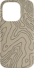 Coyote Country Guide Lines Topographical Contour Map Case by Unknown