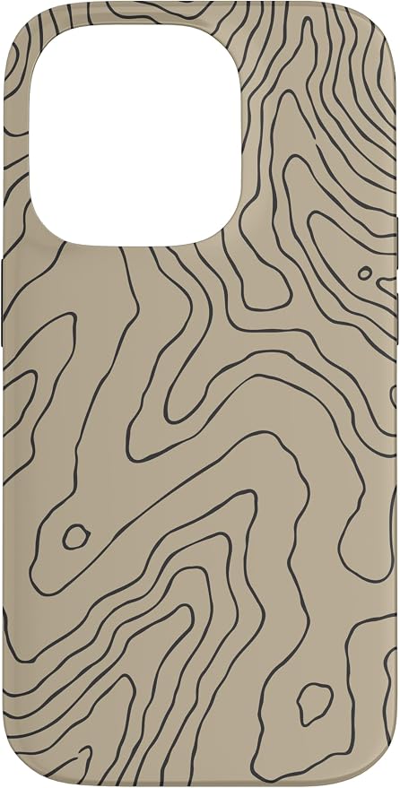 Coyote Country Guide Lines Topographical Contour Map Case by Unknown