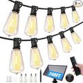 Bdrofn 2 Pack 120FT Solar String Lights Outdoor, Solar Patio Lights Waterproof by Bdrofn