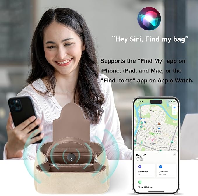 Air Tracker Tags-2 Pack, Smart Bluetooth Tracker, Compatible - Image 4