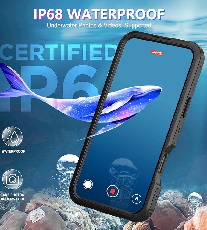 for iPhone 16 Pro Max Case Waterproof, Full Body Underwater Dustproof - Image 5