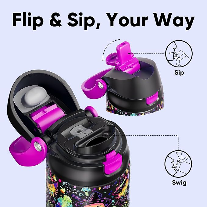 Encool SwiftSip Insulated Stainless Steel Water Bottle - Image 2