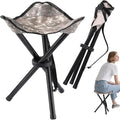 Travel Folding Camping Stool, 14.6 inches Lightweight Outdoor Tripod Chair and by Unknown
