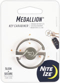 Nite Ize Medallion Key Carabiner, Stainless Steel Key Ring Carabiner by Nite+Ize