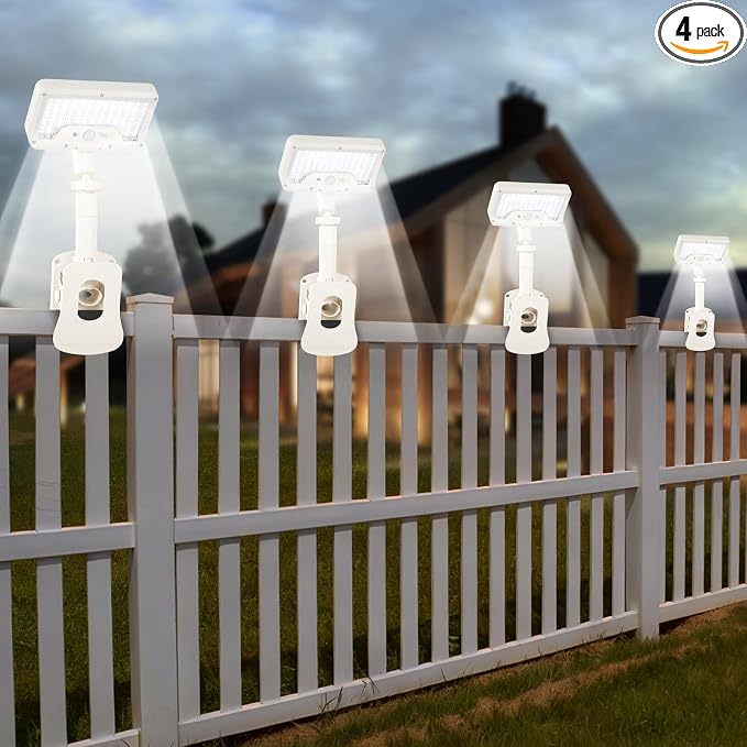 Clip On Solar Lights Outdoor by SunlightEncounter