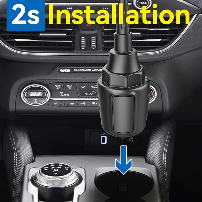 SkyTitanfor Garmin GPS Car Mount Cup Holder Replacement 17mm Ball Mount - Image 7