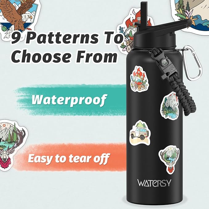 40oz Insulated Water Bottle, BPA Free&Leak Proof, Stainless Steel Water Flask - Image 4