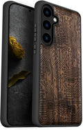 Carveit Wood Case for Galaxy S24 Plus Case Shockproof Protective Cover Unique by Carveit