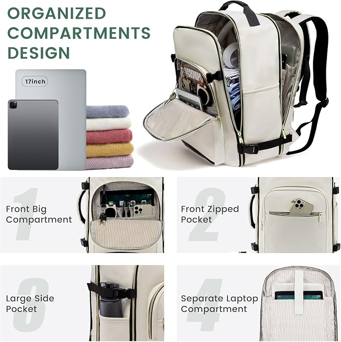 LOVEVOOK 40L Large Travel Backpack - Image 2