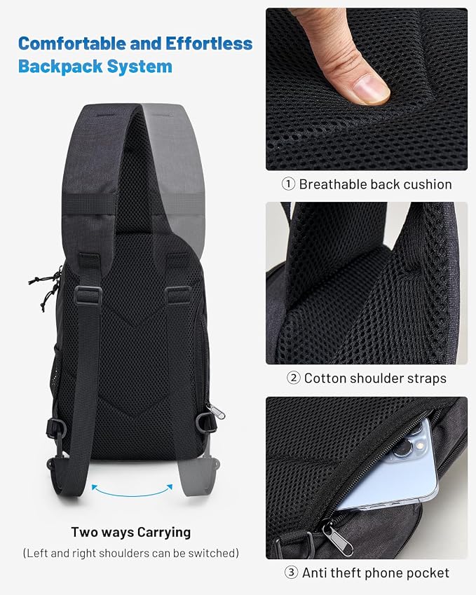 OIWAS Sling Bag Crossbody Backpack - Image 5