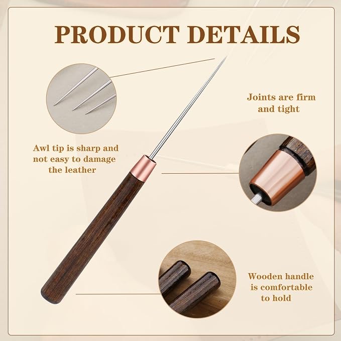 ZXIIXZ 6 Pcs Scratch Awl Tool, Awl Tool Sewing - Image 4