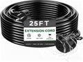 Blackcow Outdoor Power Extension Cord, 25 Ft, IPX6 Waterproof, Cold Weather & by Blackcow