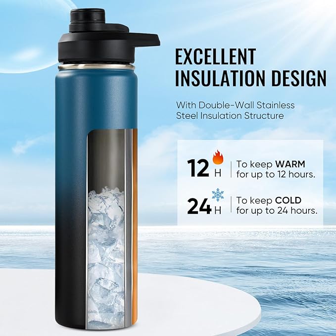 Fijinhom 24 oz Insulated Water Bottle - Image 2