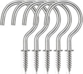 Cup Screw Hooks, 1-1/2 inch Metal Screw in Ceiling Hooks 45 Pack Plant Hanger by DRTDERUITAI