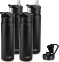 HASLE OUTFITTERS Insulated Water Bottle 22 oz Double Wall Stainless Steel Water by HASLEOUTFITTERS