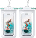 Lamicall 2 Pack Green White Cell Phone Bag, by Lamicall