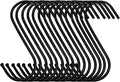 30 Pack Black S Hooks Steel Hanging Hooks Heavy Duty S Hanger Hook Metal by Unknown