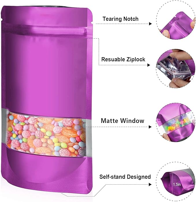 7.1"x10.2" 1 Quart 120pcs Mylar Bags - Image 3