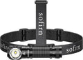 sofirn HS45 Rechargeable Headlamp 3200 Lumens, Active Cooling Fan, 210H Long by SOFIRN