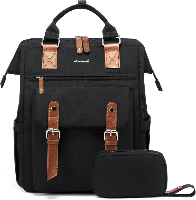 LOVEVOOK Laptop Backpack for Women, Teacher Nurse Work Laptop Bag, Waterproof by LOVEVOOK