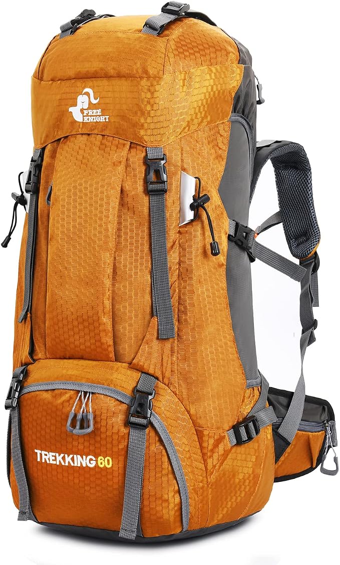 Bseash 60L Waterproof Hiking Camping Backpack by Bseash