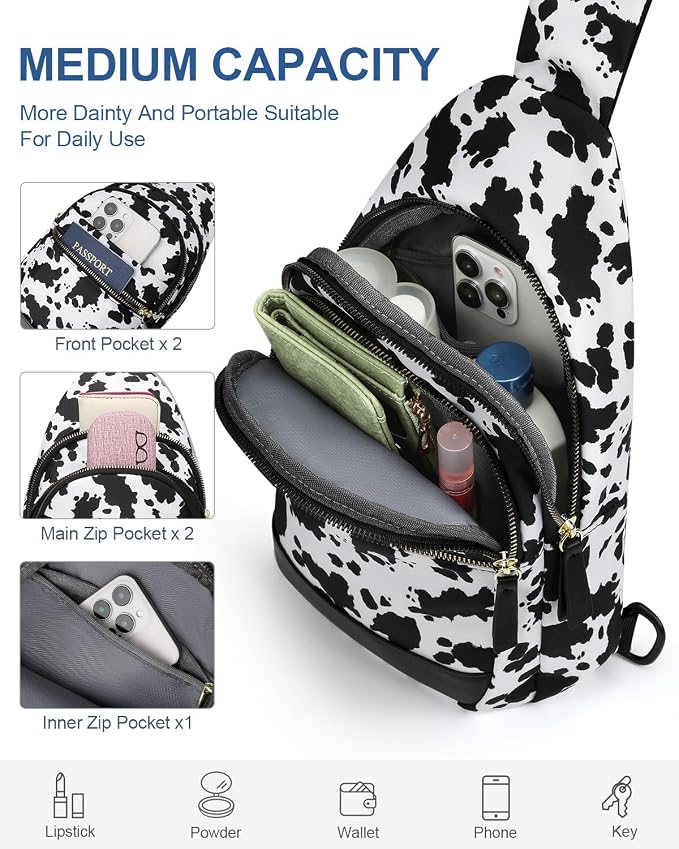 Capolo Sling Bag for Women Men Waterproof Crossbody Bags for Women Trendy - Image 4