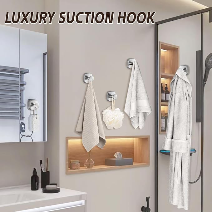 Heavy Duty Reusable Suction Cup Hooks - Image 8