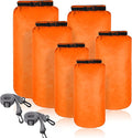 Shappy 6 Pcs Waterproof Dry Bag Set Ultralight Stuff Sack 20/15/10/8/5/3L by Shappy