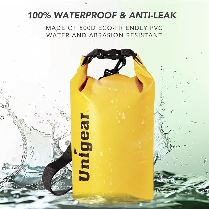 Unigear Dry Bag Waterproof, 2L/5L/10L/20L/30L/40L Floating and Lightweight Bags - Image 2
