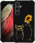 for Samsung Galaxy S23 FE Case, Pig Sunflower Yellow Sunshine Pattern Graphic by FKBRCL4U