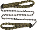 Pocket Chainsaw with Paracord Handle 24 Inches 11 Teeth Folding Chain Hand Saw by Skyocean