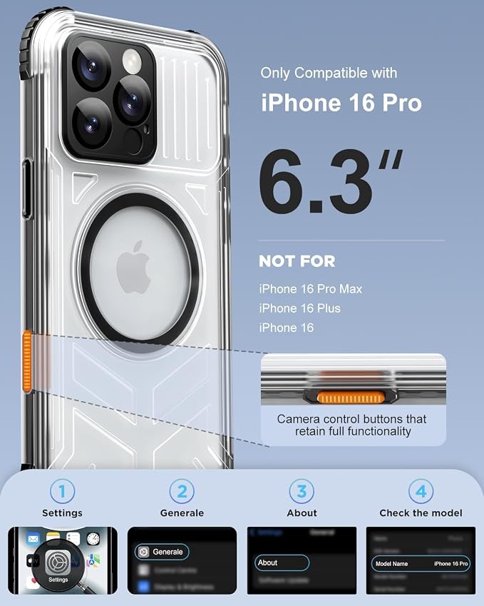 for iPhone 16 Pro Waterproof Case - Image 2