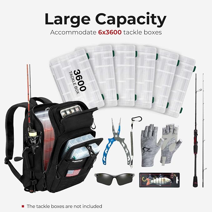 Piscifun Fishing Tackle Backpack - Image 7