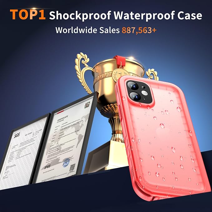 Cozycase Compatible with Waterproof iPhone 11 case, Built-in Screen Protector - Image 10