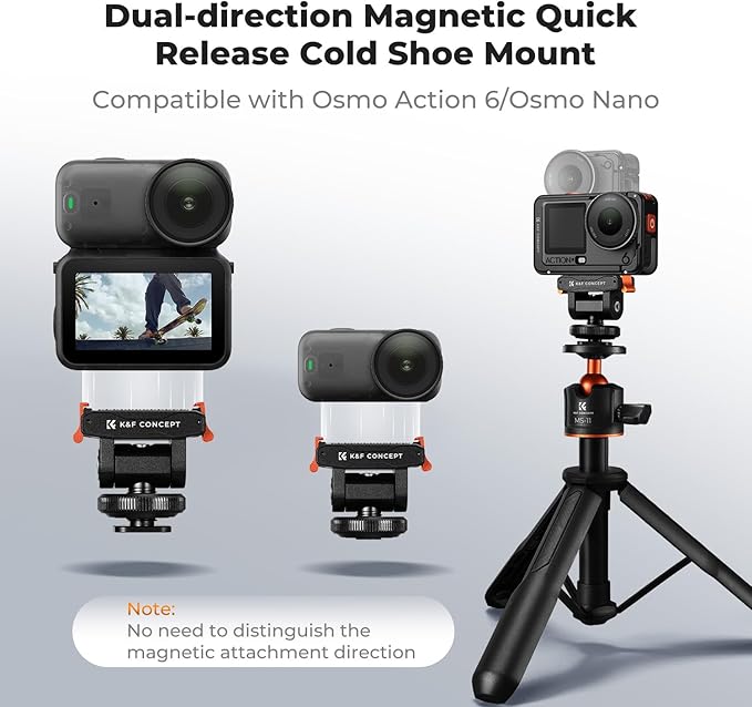 K&F CONCEPT Cold Shoe Mount Compatible - Image 2