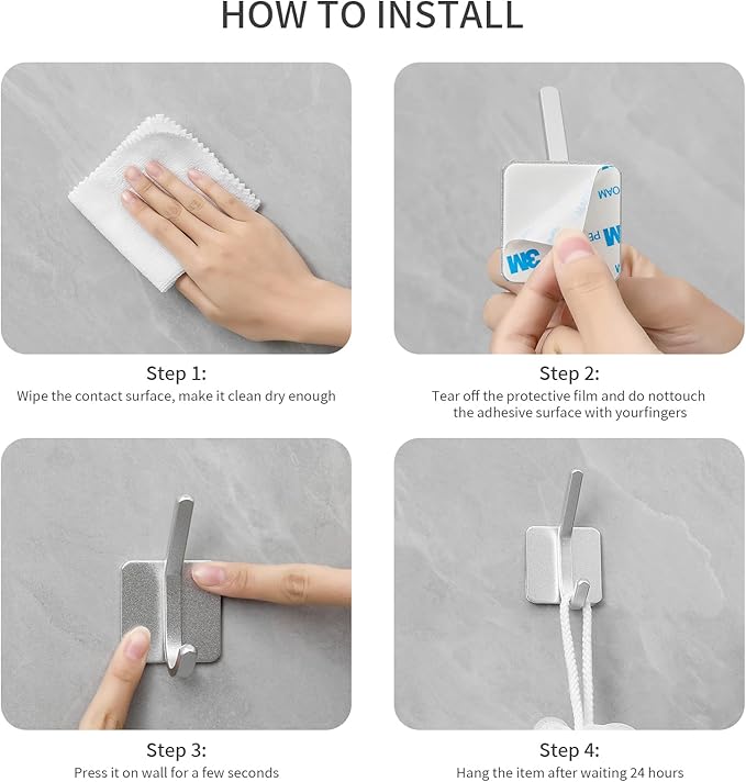 Paoli Heavy Duty Self Adhesive Hooks - Image 5